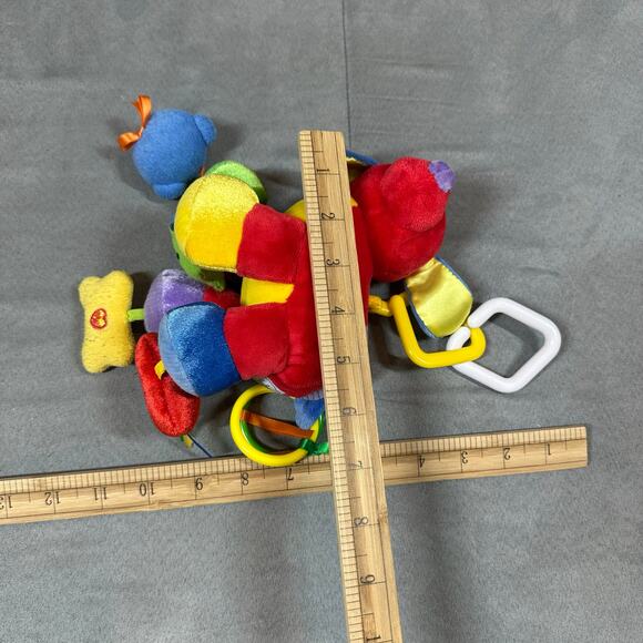 RARE Baby Gund Tutti Frutti 58331 Red Dog Hanging Activity Toy Plush Lovey - Picture 5 of 10